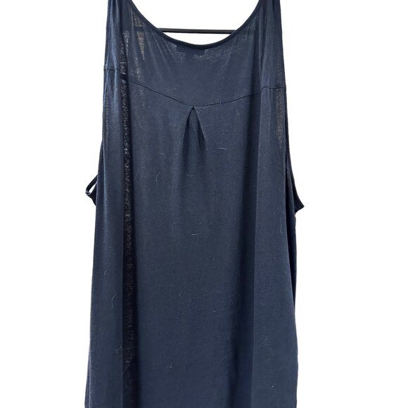 🍒 2/$20 🍒 Express Snakeskin Women's Tank with Zip Front Sheer sz XL - Picture 6 of 7